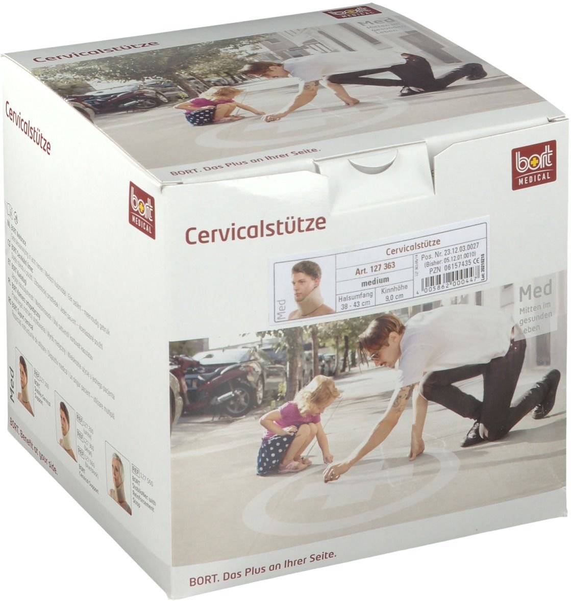 Bort Cervicalst.9 cm M haut 1 St Bandage(s)