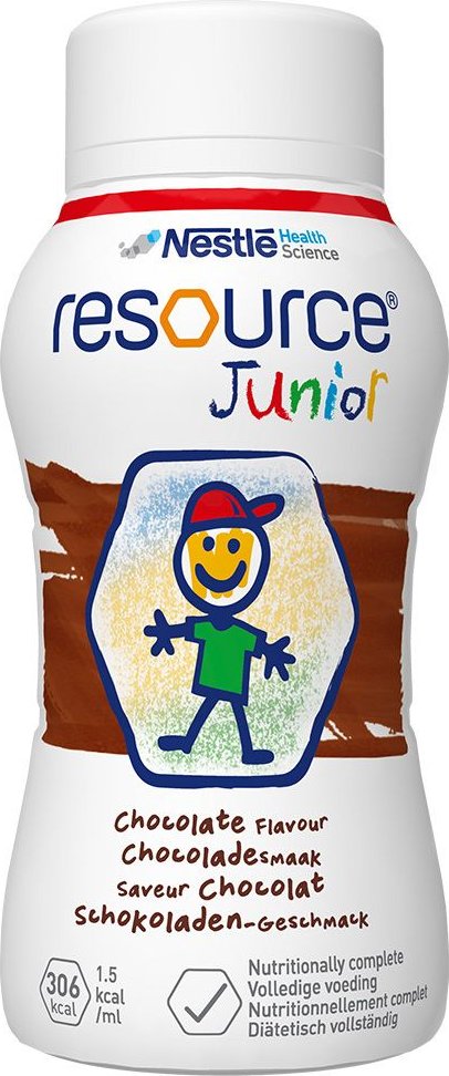 Resource Junior Schokoladen-Geschmack flüssig 6x4x200 ml Flüssigkeit