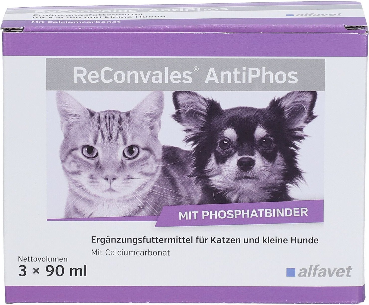 Reconvales AntiPhos flüssig f.Hunde/Katzen 3x90 ml Flüssigkeit