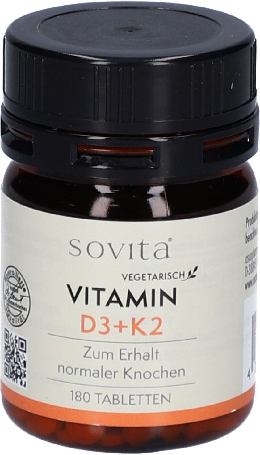 Thumbnail - Sovita Vitamin D3+K2 Tabletten 180 St