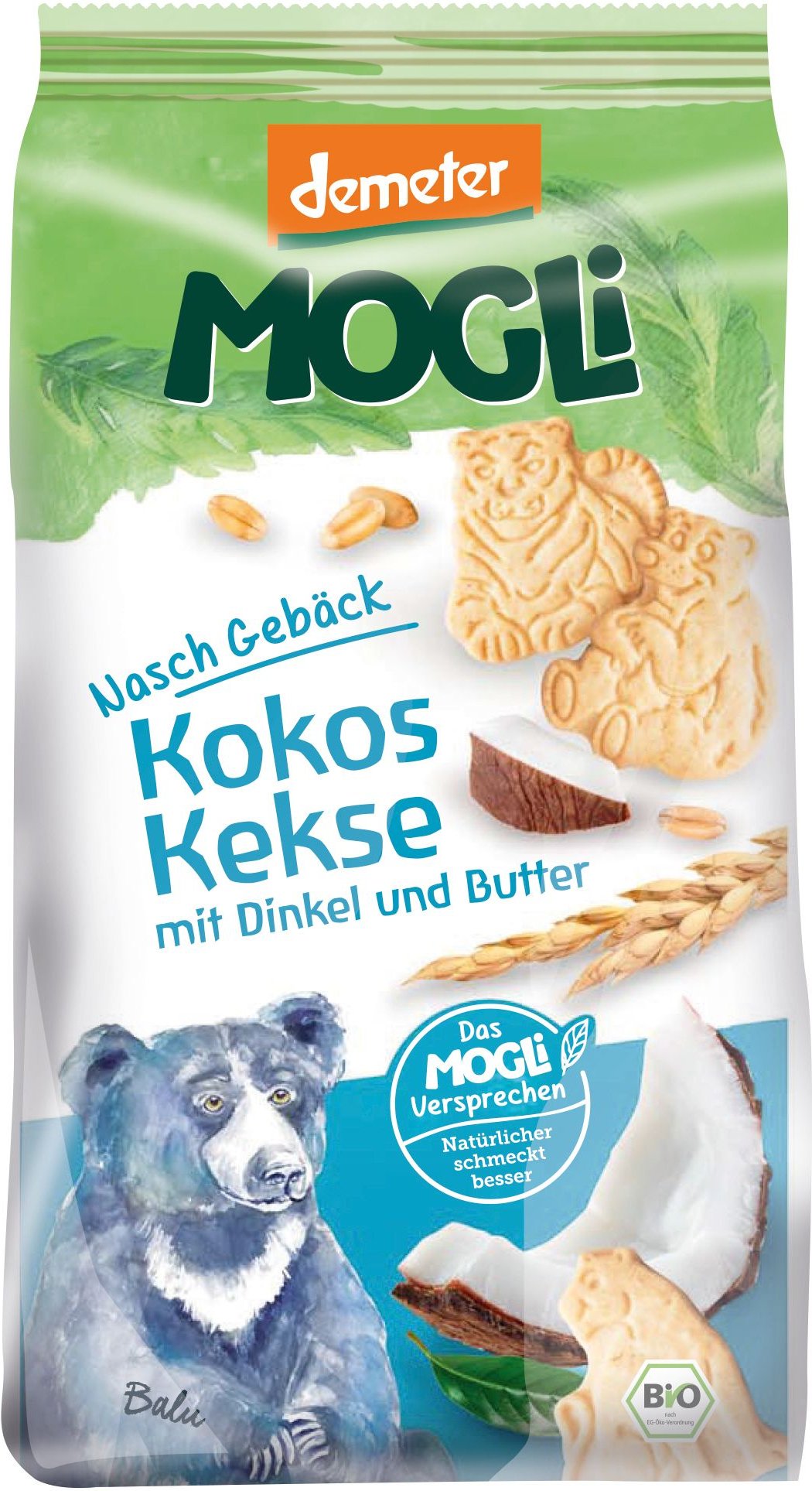 Mogli Nasch BIO Kekse Kokos 125 g
