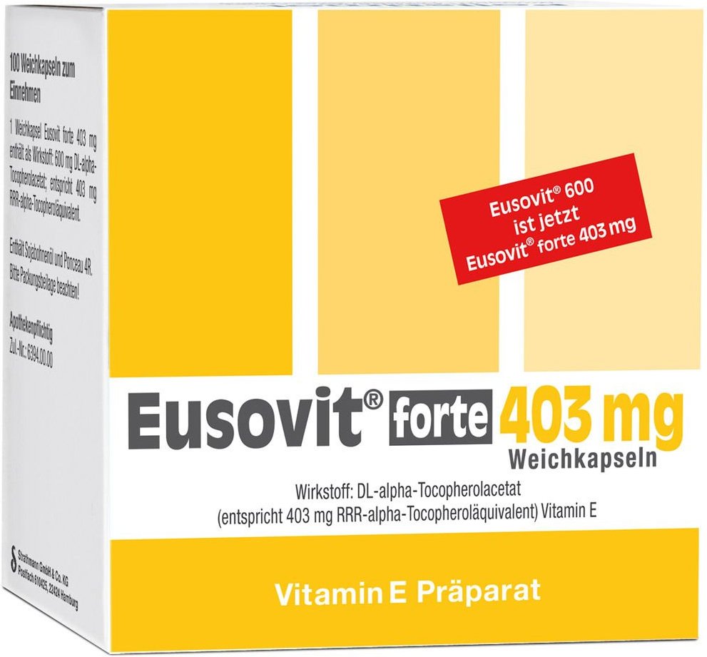 Eusovit forte 403 mg Weichkapseln 100 St