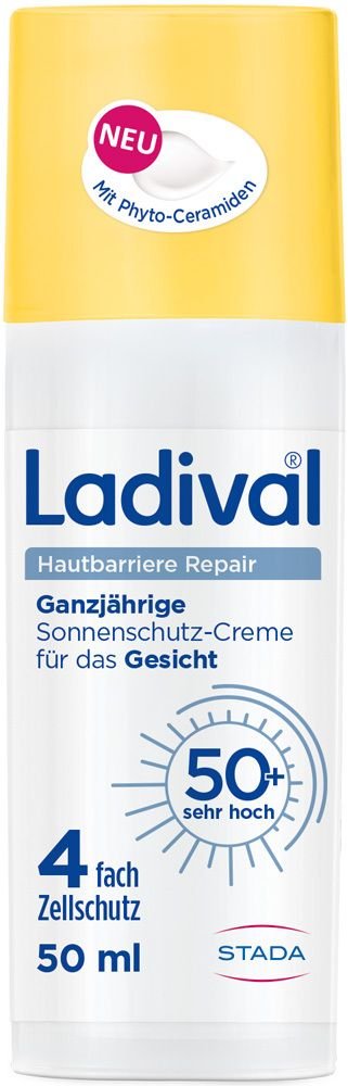 Ladival Hautbarriere Repair Sonnensch.Cre.LSF 50+ 50 ml Creme