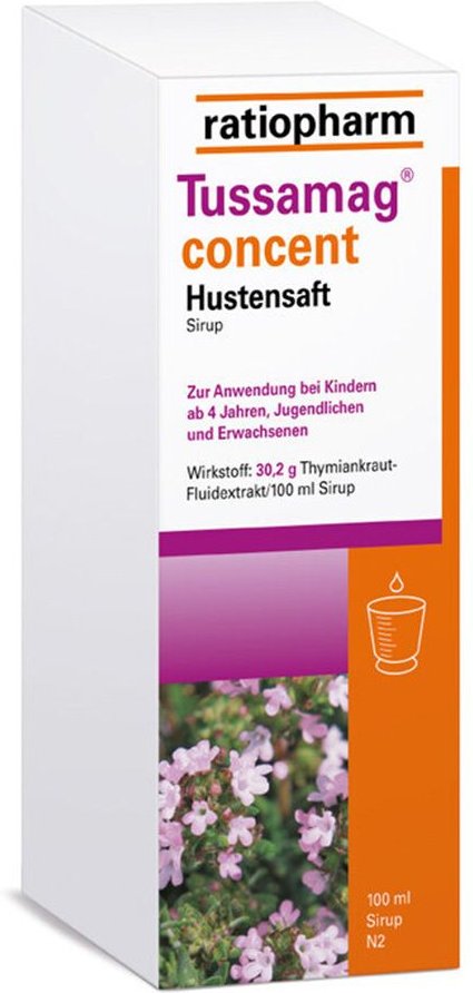 Tussamag concent Hustensaft 30,2 g / 100 ml Sirup