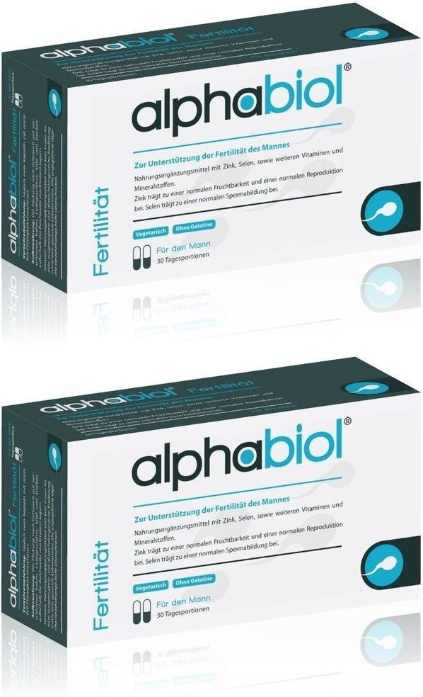 Alphabiol Fertilität für den Mann Kapseln 2x 2x60 St
