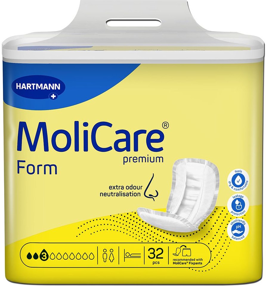 Molicare Premium Form 3 Tropfen 32 St Einlagen