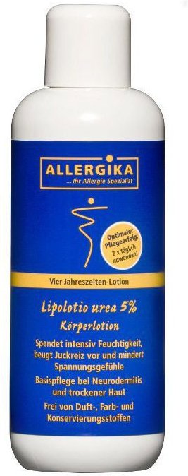 Allergika Lipolotio urea 5% 200 ml Lotion