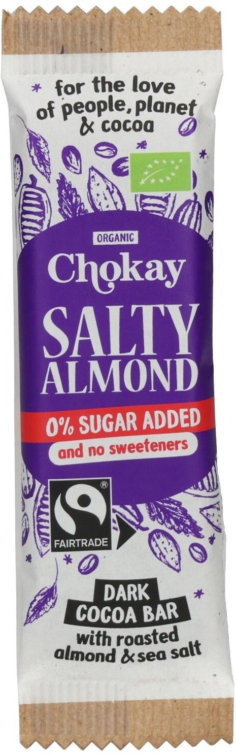 Chokay - Snackbar Salty Almond FairTrade, 30g 30 g Riegel