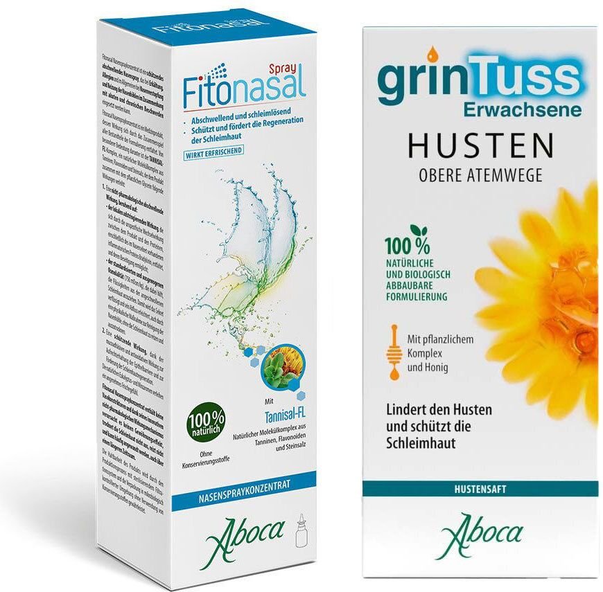 Fitonasal Nasenspraykonzentrat & Grintuss Erwachsene Sirup 1 St Kombipackung