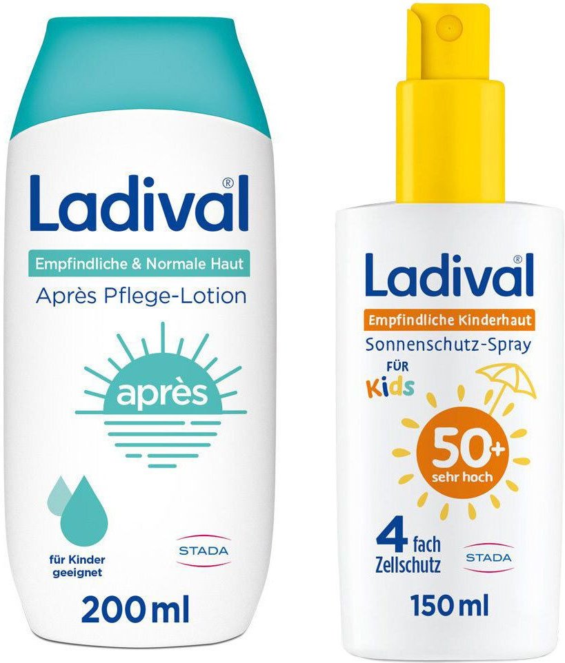 Ladival Kinder Sonnenschutz-Spray LSF 50+ & Après Pflege 1 St Set