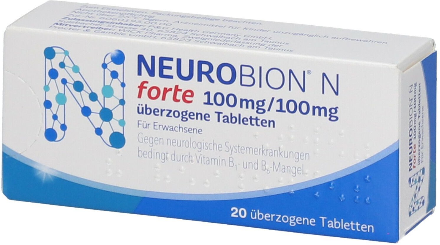 Neurobion N forte überzogene Tabletten 20 St Überzogene