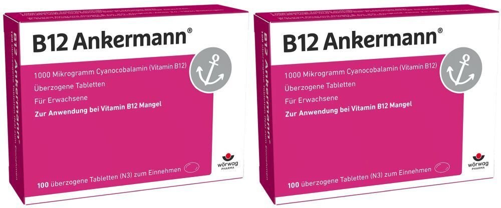 B12 Ankermann Doppelpack 2x100 St Überzogene Tabletten