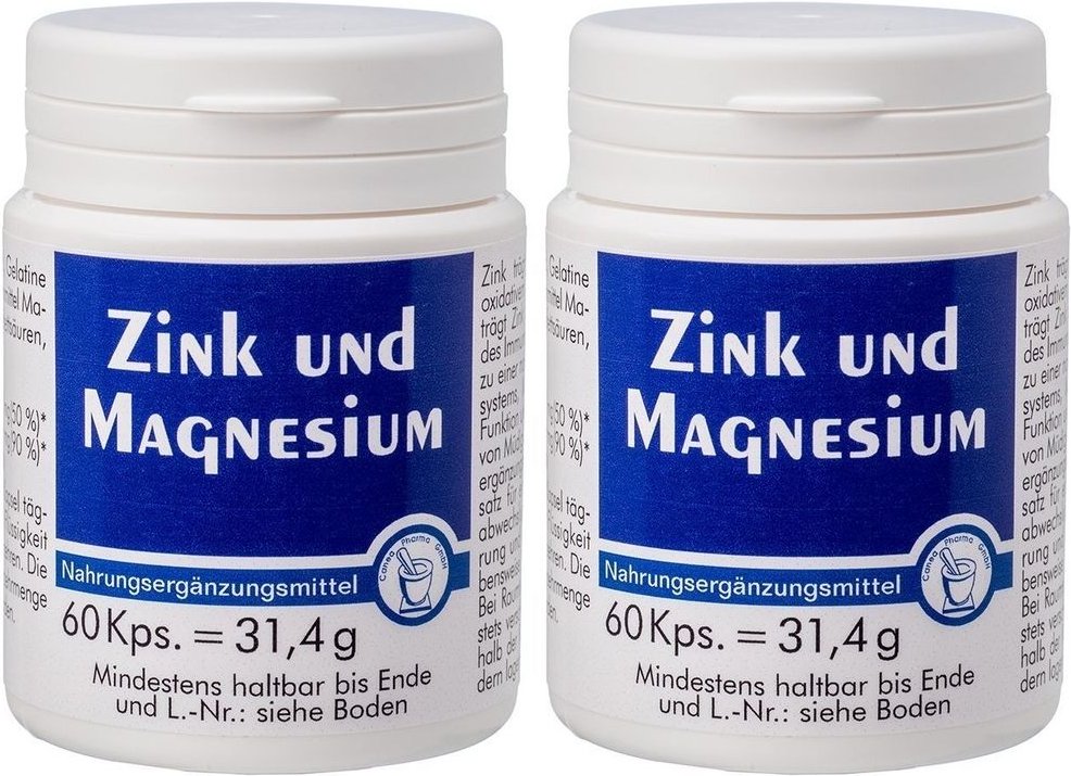 Zink UND Magnesium Kapseln 2x 2x60 St