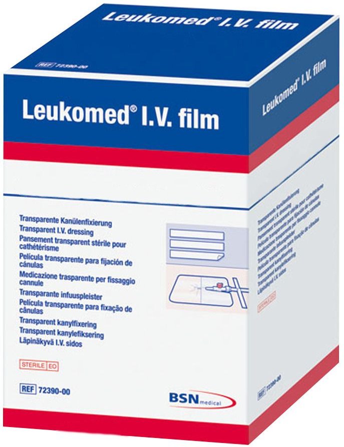 Leukomed I.v. film Pflaster 50 St
