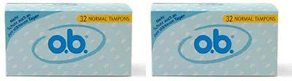 O.b. Tampons normal Doppelpack 2x32 St Tampon