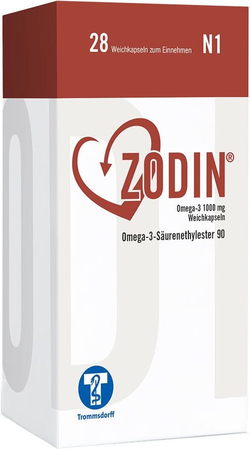 Zodin Omega-3 1000 mg Weichkapseln 28 St