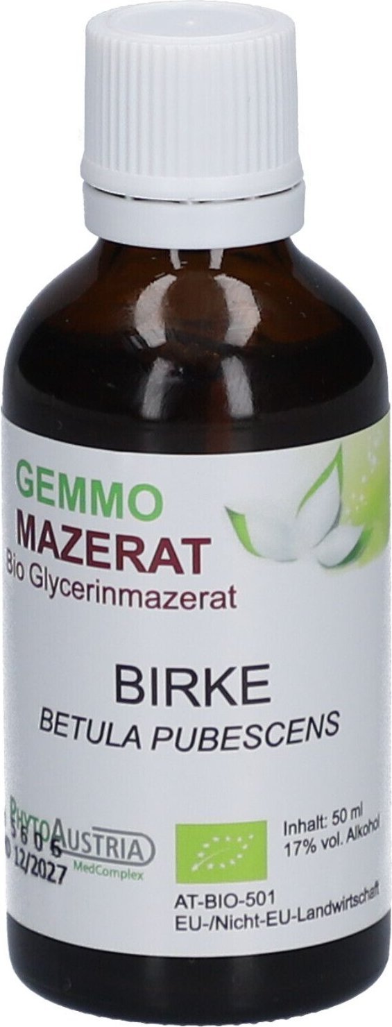 Thumbnail - Gemmo Mazerat BIO Birke 50 ml Tropfen zum Einnehmen