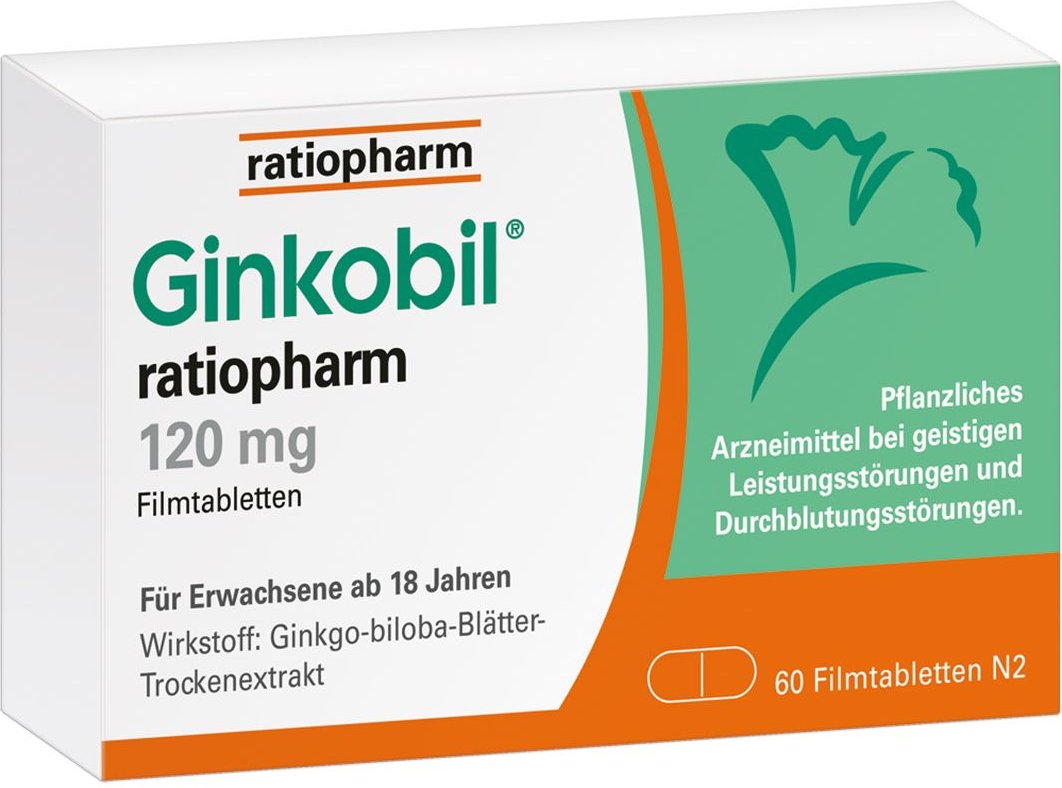 GINKOBIL-ratiopharm 120 mg Filmtabletten 60 St