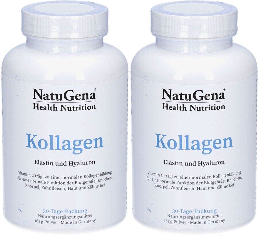 KOLLAGEN+ELASTIN+Hyaluron+Vitamin C Pulver 2x 2x160,2 g