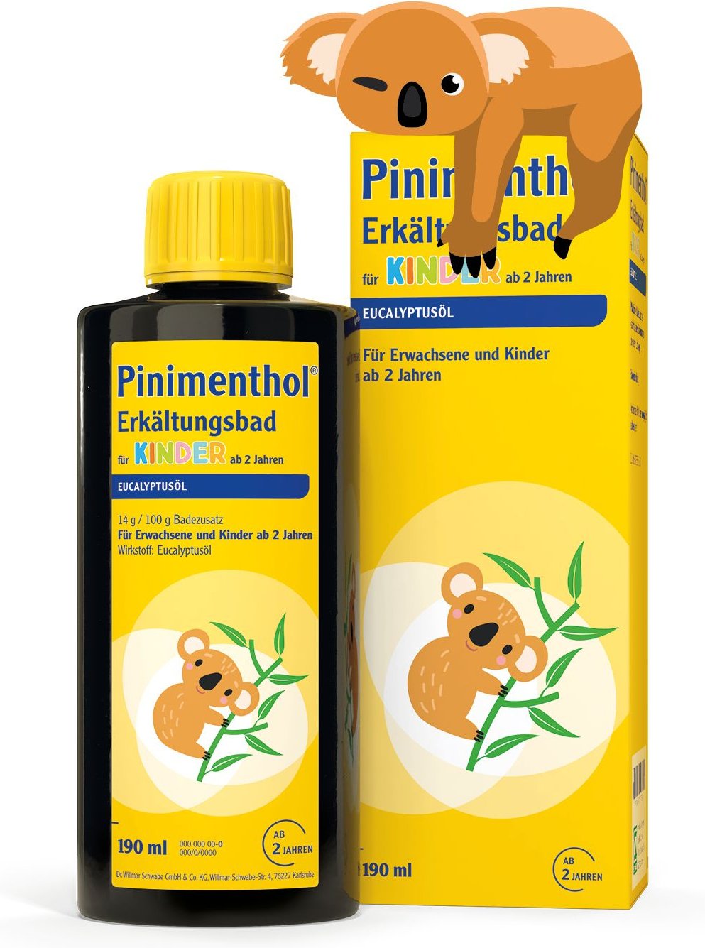 Pinimenthol Erkältungsbad für Kinder ab 2 Jahren