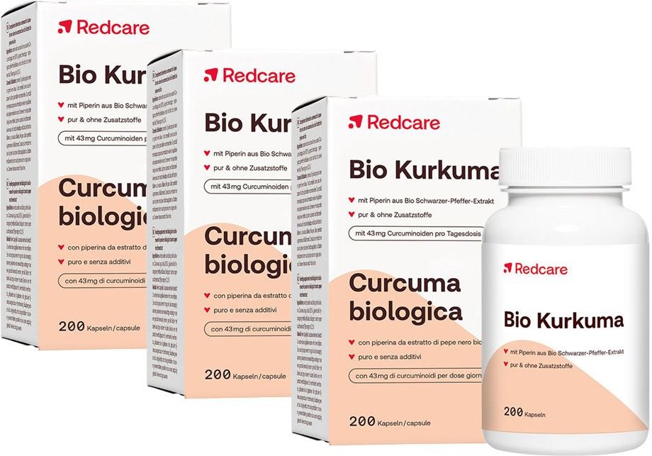 Thumbnail - Redcare Bio Kurkuma 3x200 St Kapseln