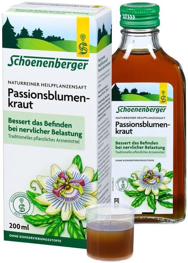 Passionsblumenkraut naturreiner Heilpflanzensaft 200 ml Saft