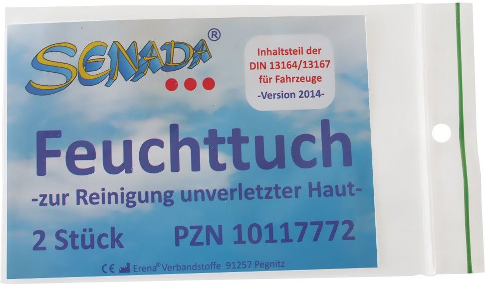 Senada Feuchttuch zur Reinigung 2 St Tücher