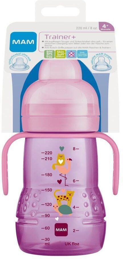 MAM Trainer+ Oefenbeker Girl 220ml 220 ml Babyflasche