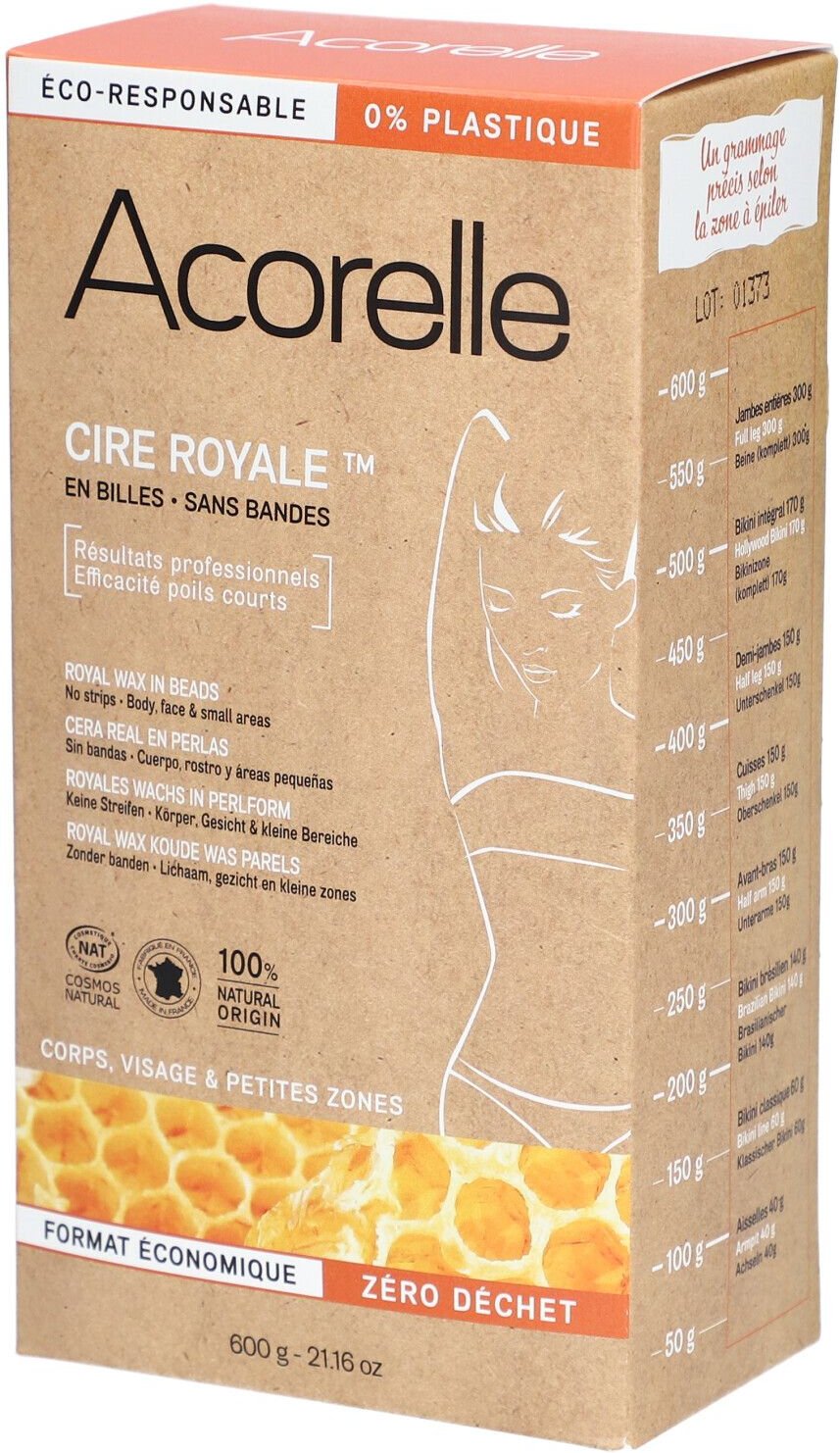 Acorelle Cire Royale Bille Bio600G 600 g Wachs