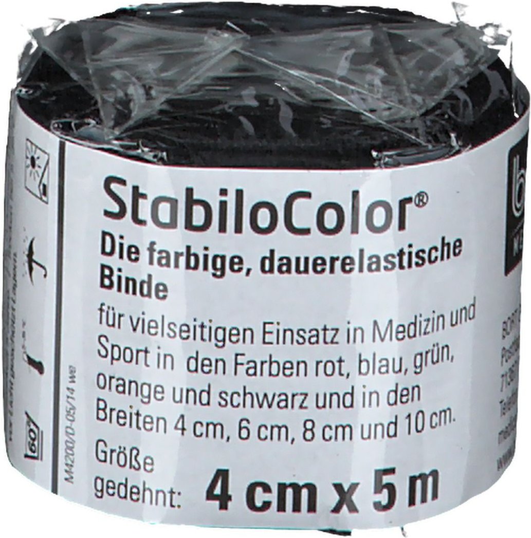 Bort StabiloColor Binde 4 cm schwarz 1 St Binden