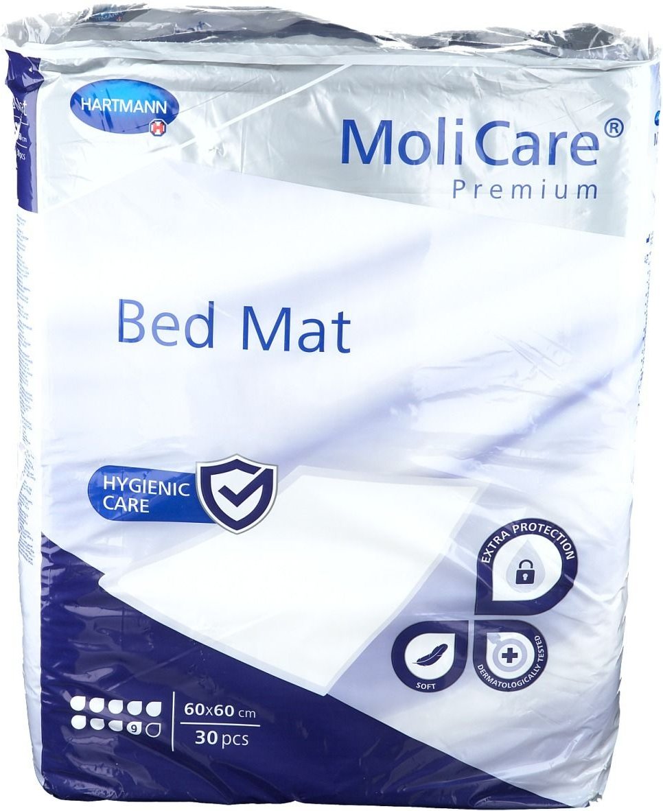 Molicare Premium Bed Mat 9 Tropfen 60x60 cm 30 St Unterlagen