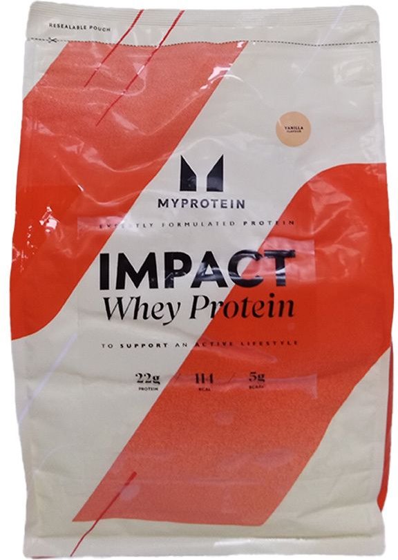 MyProtein Impact Whey Protein, Vanille, Pulver 2500 g Puder