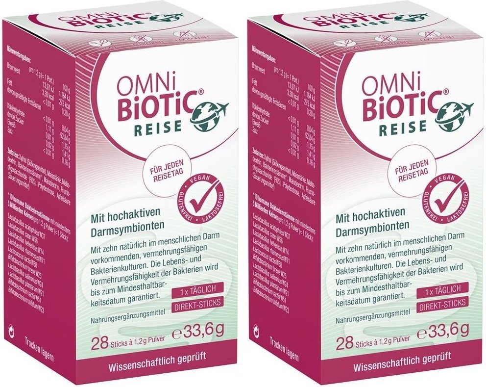 Omni BiOTiC Reise Pulver Stick 2x 2x28x1,2 g