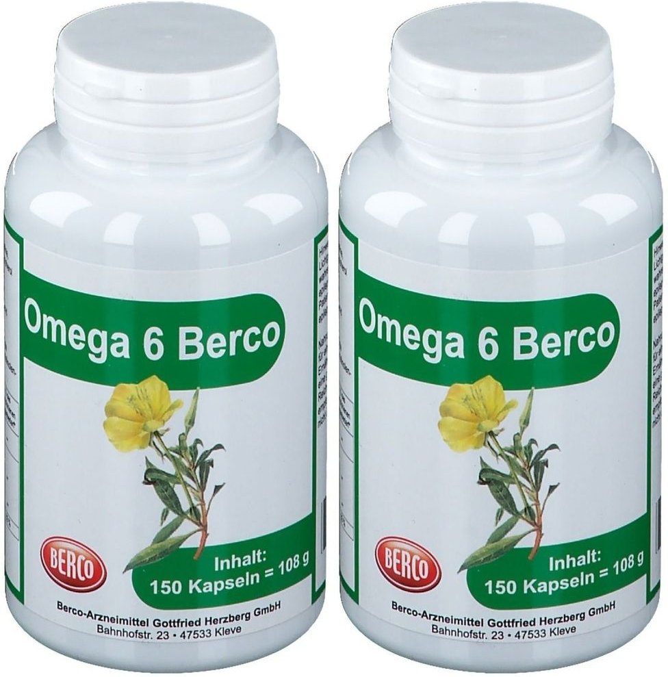 Omega 6 Berco x2 2x150 St Kapseln