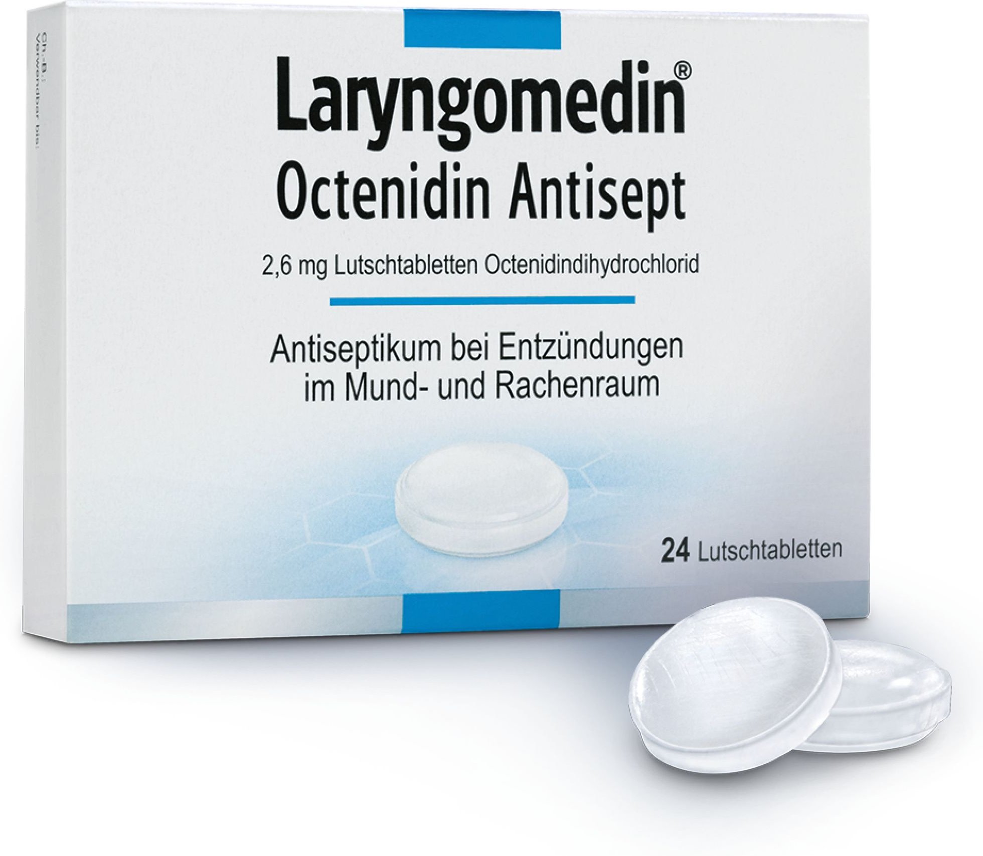 Laryngomedin Octenidin Antisept 2,6 mg Lutschtabl. 24 St Lutschtabletten