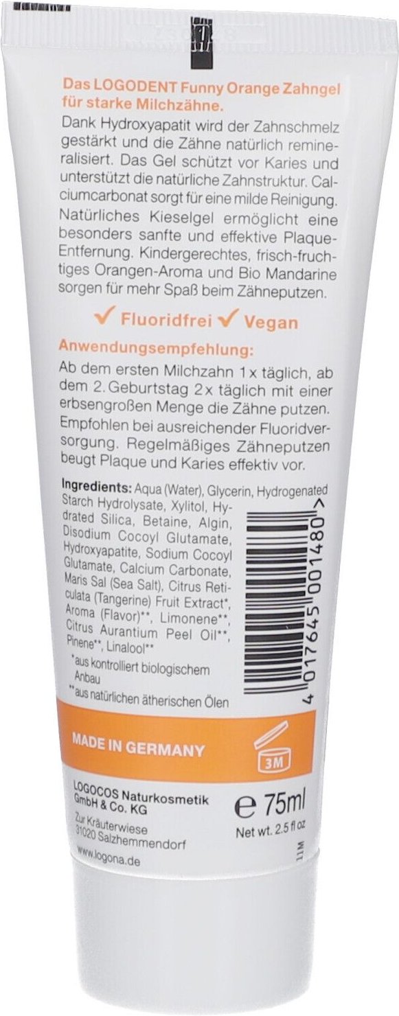 Kids Zahngel Funny Orange 75 ml