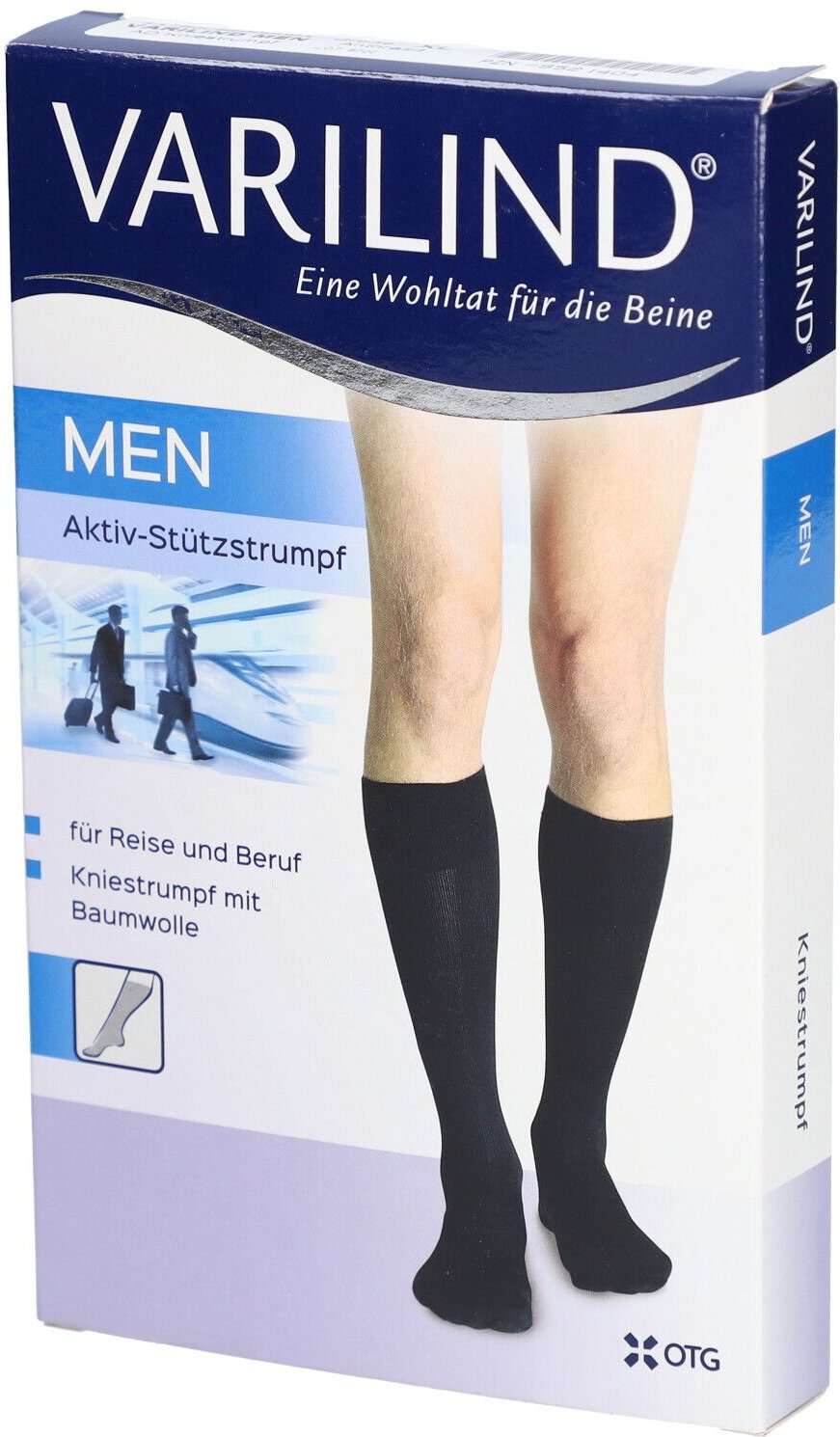 Varilind Men Kniestrumpf XL Baumwolle anthrazit