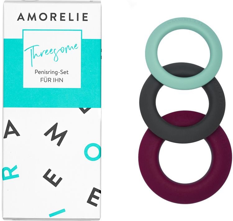 Amorelie Penisring-Set Threesome 1 St Sonstige