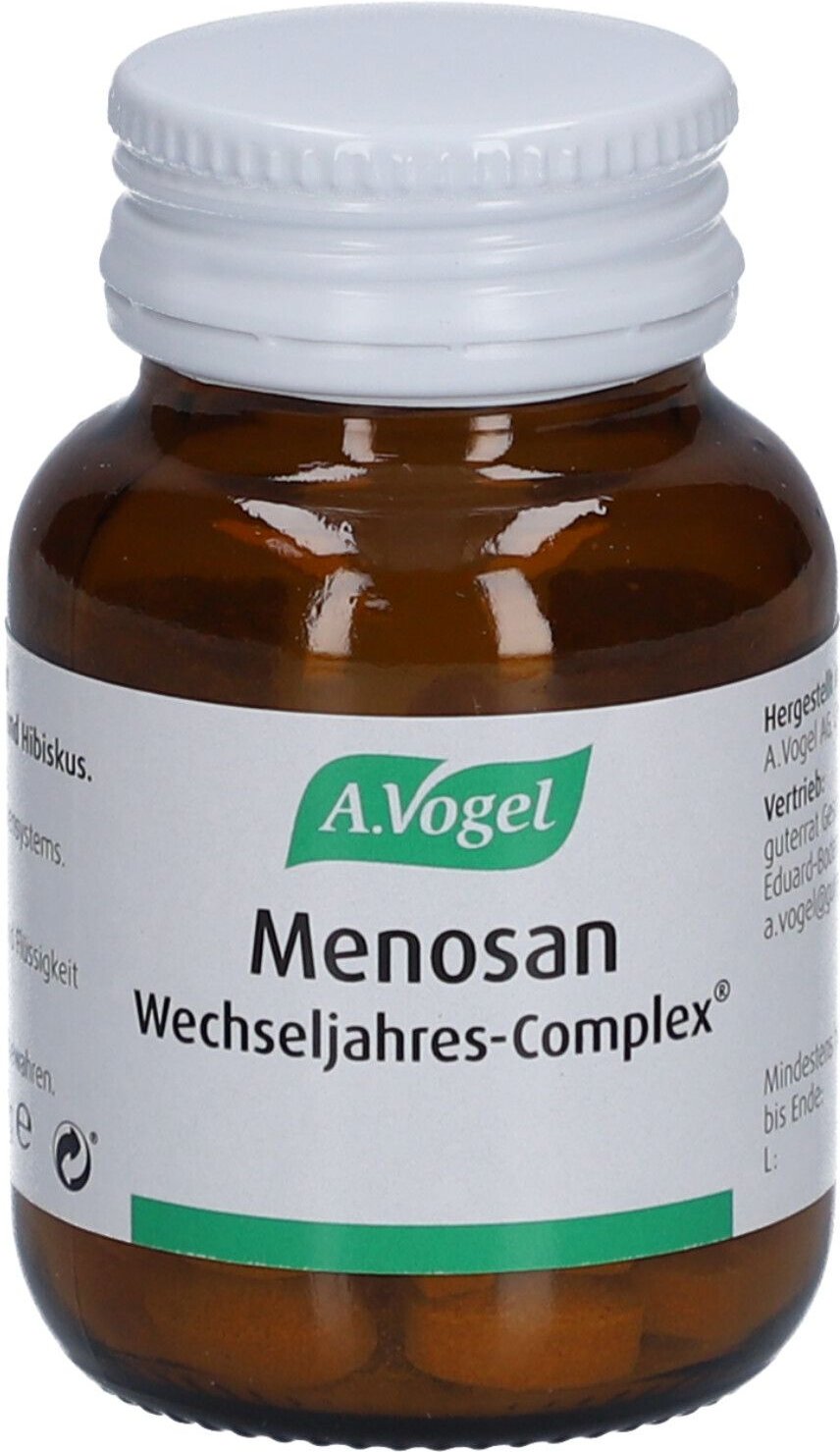 A.vogel Menosan Wechseljahres-Complex vegan Tabl. 60 St Tabletten