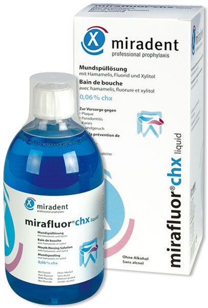 Miradent Mundspüllösung mirafluor CHX 0,06% 500 ml Lösung