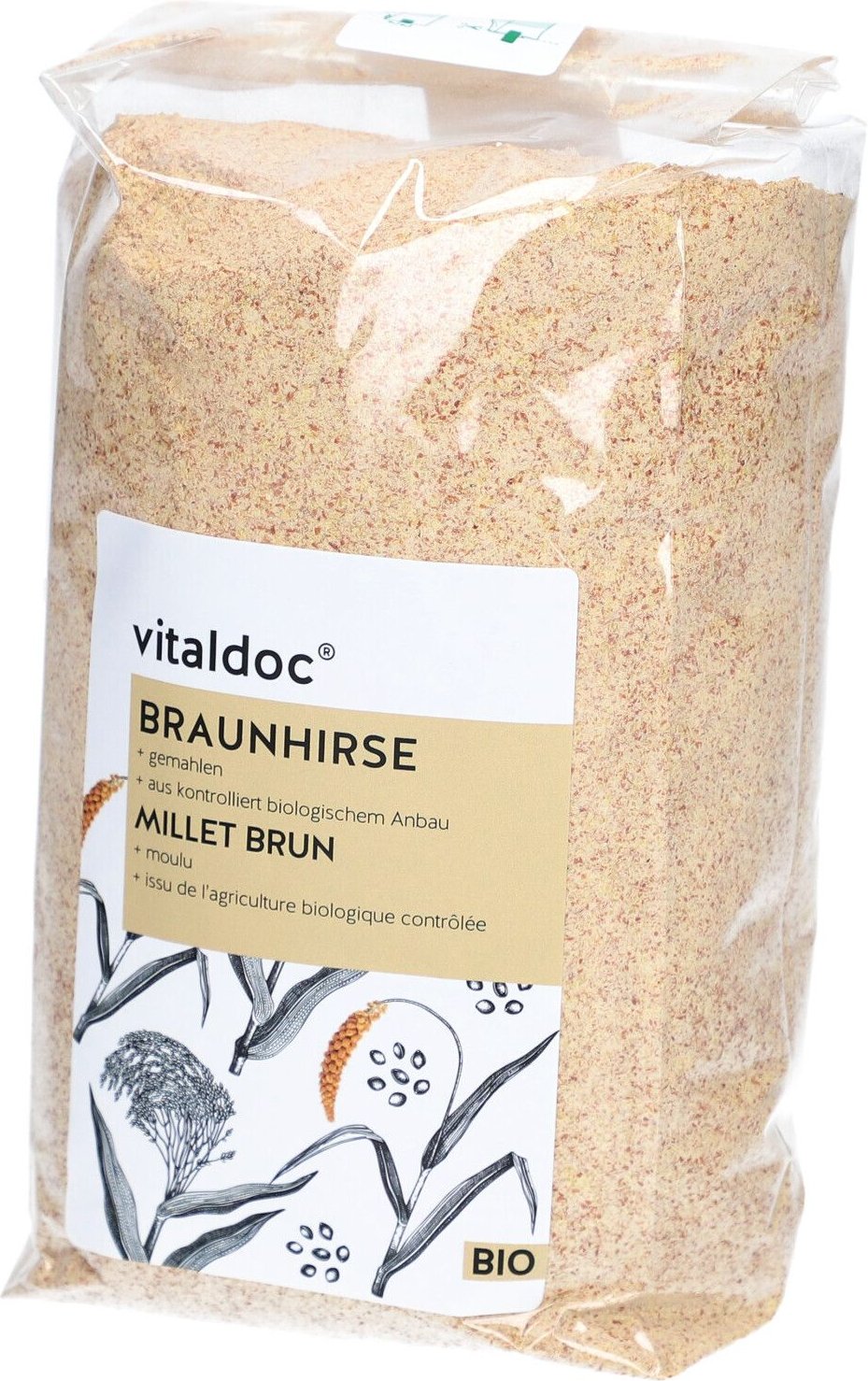 BIO Braunhirse Pulver gemahlen 1000 g