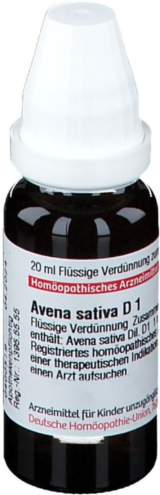 Avena Sativa D 1 Dilution 20 ml