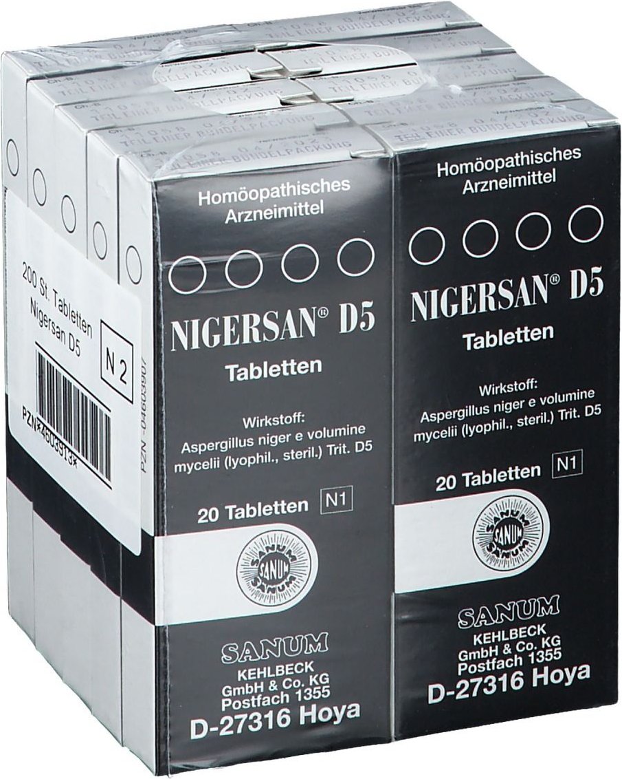 Nigersan D 5 Tabletten 10x20 St