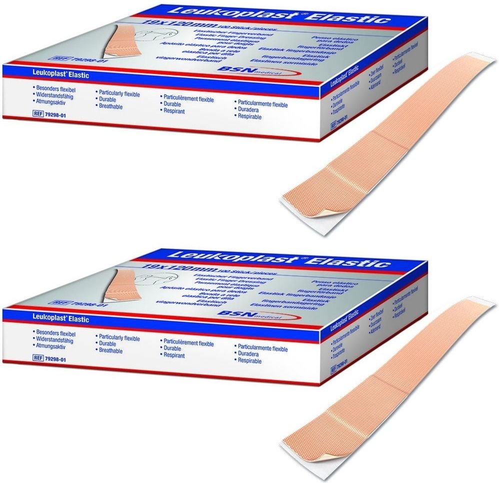 Leukoplast Elastic Fingerstrips 19x120 mm 2x 2x100 St Pflaster