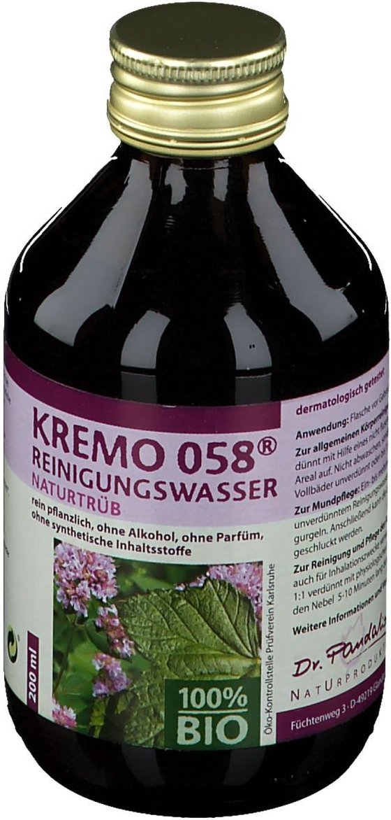 Kremo 058 Reinigungswasser 200 ml Flüssigkeit