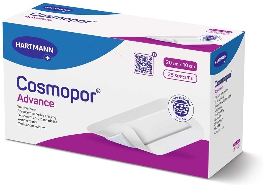 Cosmopor Advance Wundverband 10x20 cm 25 St Pflaster