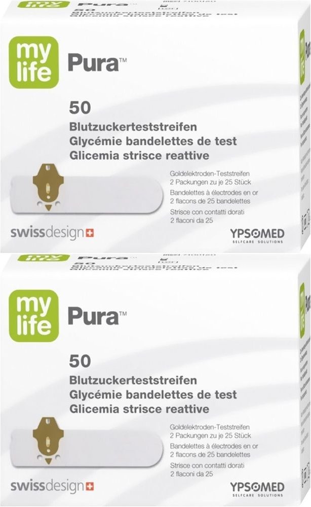 Mylife Pura Blutzucker Teststreifen 2x 2x50 St