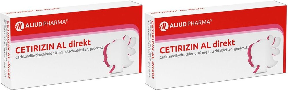 Cetirizin AL Direkt Doppelpack 2x49 St Lutschtabletten