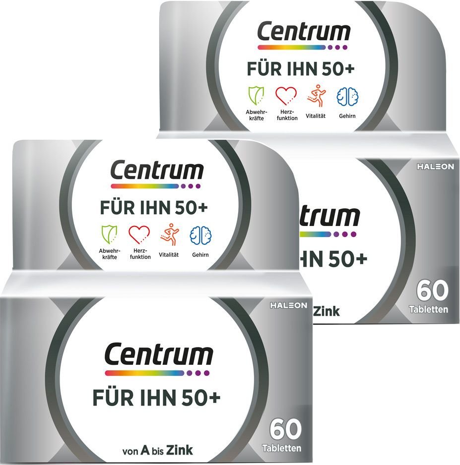 Thumbnail - Centrum® Für Ihn 50+, 60 St. - Nahrungsergänzungsmittel 2x 2x60 St Tabletten