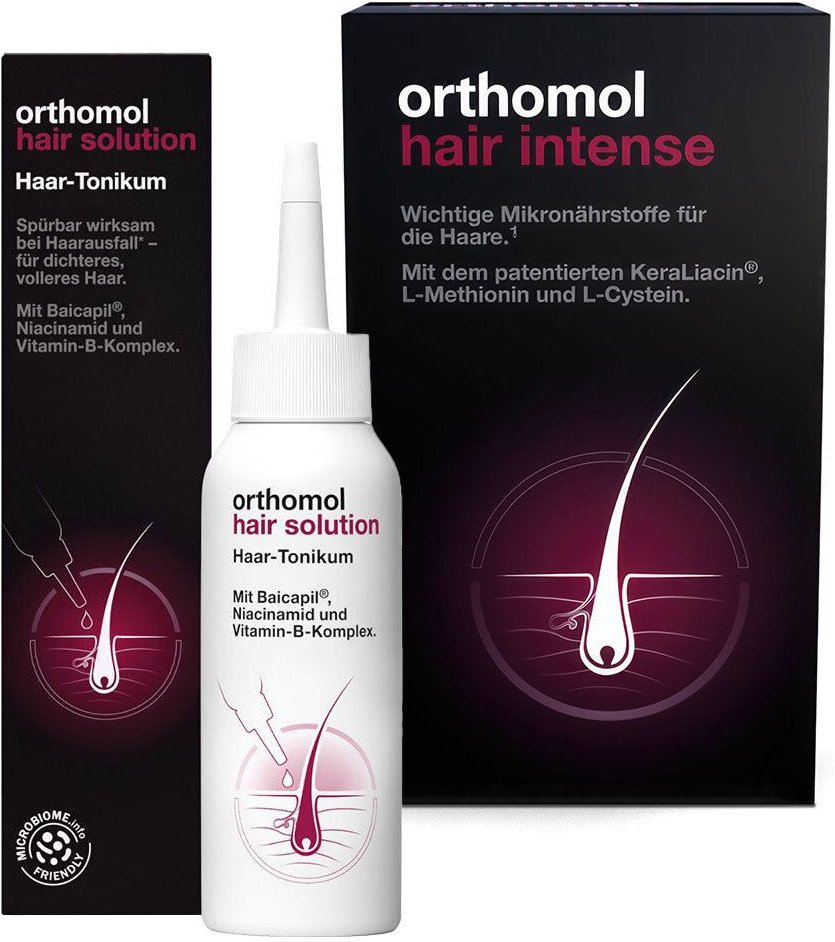 Orthomol Hair Intense Kapseln + Solution Set 1 St